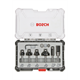 Freesset 6 mm, 6-delige Bosch 2607017468