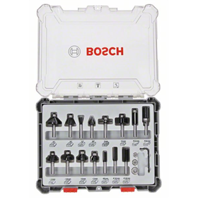 Frezenset  6mm 15st. Bosch 2607017471