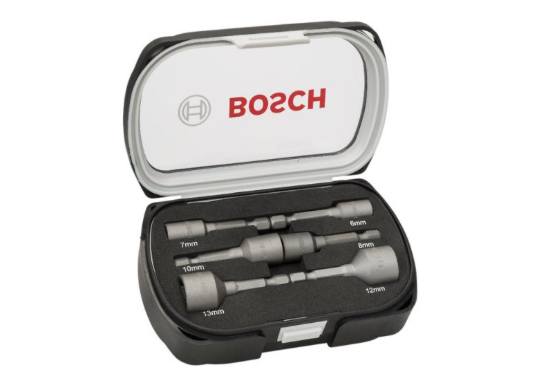 Dopsleutels 6-delig, (50x6, 7, 8, 10, 12, 13mm) Bosch 2607017569