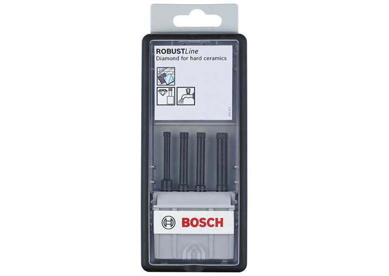 4-delige Robust Line set diamantboren voor nat boren Bosch 2607019881