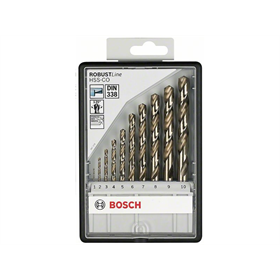 10-delige Robust Line metaalborenset HSS-Co Bosch 2607019925