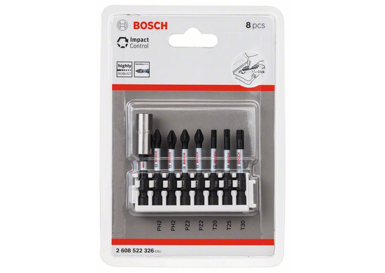 8- delige  schroefbitset   Impact Control Bosch 2608522326