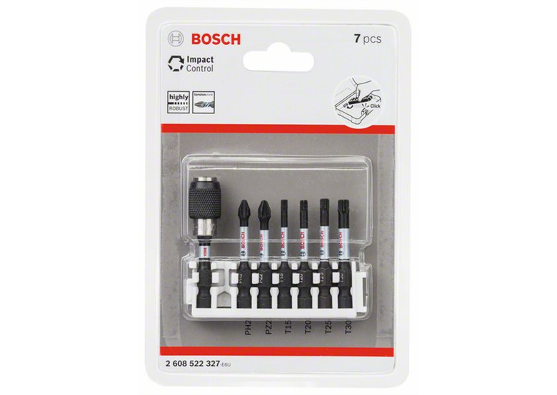 7- delige schroefbitset Impact Control Bosch 2608522327