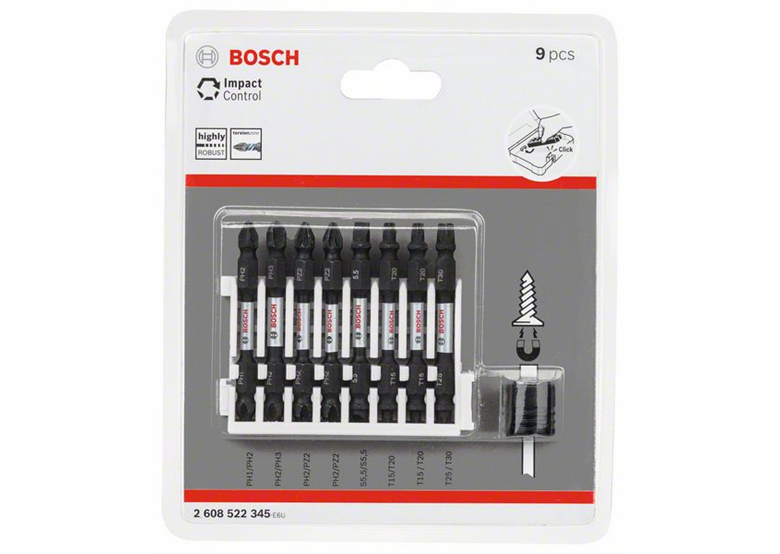 9- delige  schroefbitset   Impact Control Bosch 2608522345