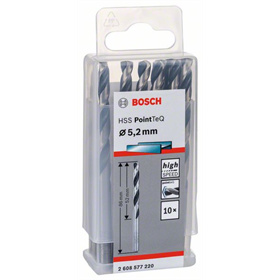 Spiraalboor HSS PointTeQ 5,2mm Bosch 2608577220