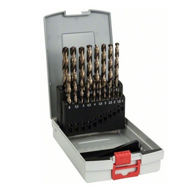 19-delige ProBox metaalborenset HSS-Co, DIN 338 (kobaltlegering) Bosch 2608587014