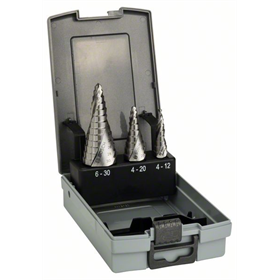 3- delige   set   trappenboren  HSS Bosch 2608587426