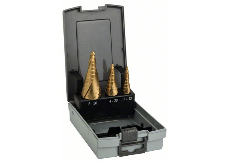 3- delige set trappenboren HSS-TiN Bosch 2608587432