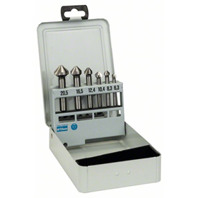 6- delige set  conische verzinkboren Bosch 2608597527