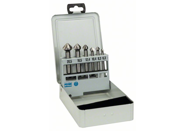 6- delige set  conische verzinkboren Bosch 2608597527