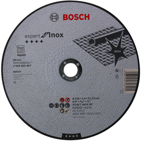 Doorslijpschijf Recht Expert for Inox – Rapido Bosch 2608603407