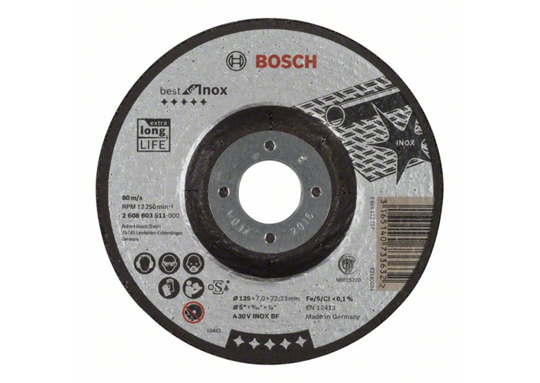 Afbraamschijf gebogen Best for Inox Bosch 2608603511