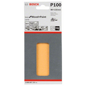 Schuurpapier C470, verpakking  10  st. Bosch 2608607231