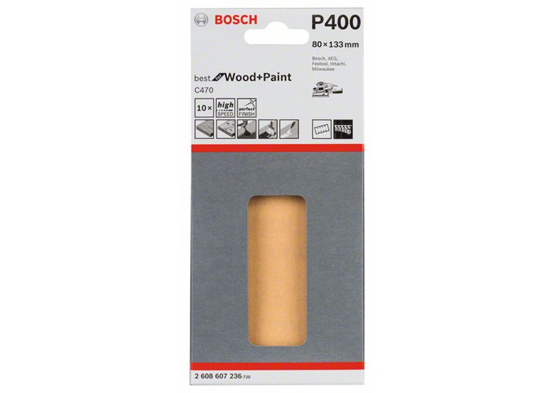 Schuurpapier C470, verpakking  10  st. Bosch 2608607236