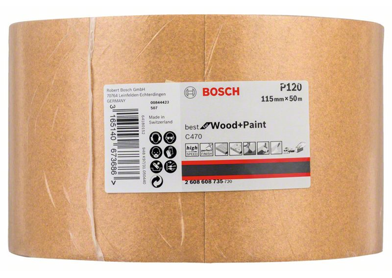 Schuurpapier op rol, , papier C470 Bosch 2608608735