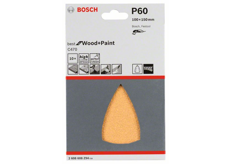 Schuurpapier C470, verpakking 10 st. Bosch 2608608Z94