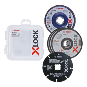 X-Lock schijven 125mm 5-delige set Bosch 2608619374