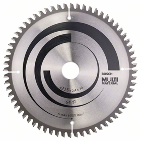 Cirkelzaagblad Multi Material 235x30/25mm T64 Bosch 2608640514