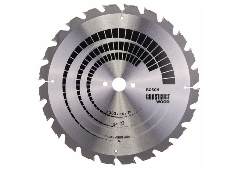 Cirkelzaagblad Construct Wood 350x30mm T24 Bosch 2608640692