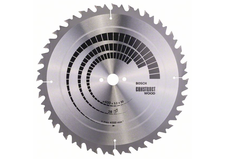 Cirkelzaagblad Construct Wood 400x30mm T28 Bosch 2608640703