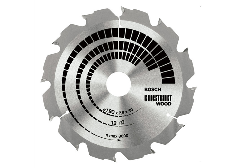 Zaagblad  Construct Wood 130 x 16 x 1,3 mm, 12 Bosch 2608640831