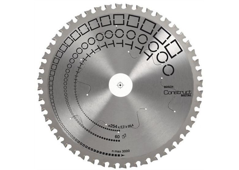 Zaagblad Construct metaal 210 x 30 x 2,2 mm, 48 Bosch 2608641723