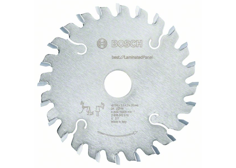 Voorritsblad Best for Laminated Panel 120x20mm T24 Bosch 2608642610
