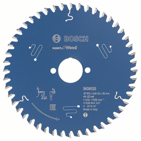 Cirkelzaagblad Expert for Wood 165x30mm T48 Bosch 2608644027