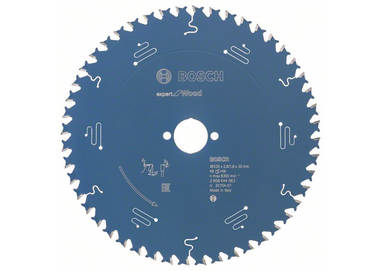 Cirkelzaagblad Expert for Wood 230x30mm T48 Bosch 2608644063