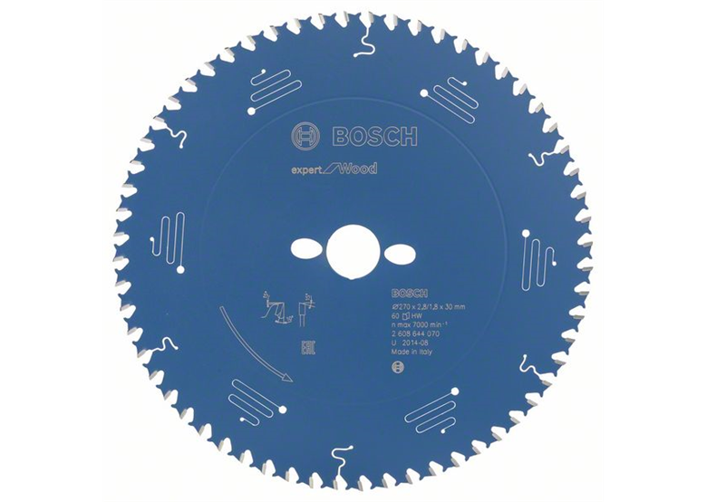 Cirkelzaagblad Expert for Wood 270x30mm T60 Bosch 2608644070