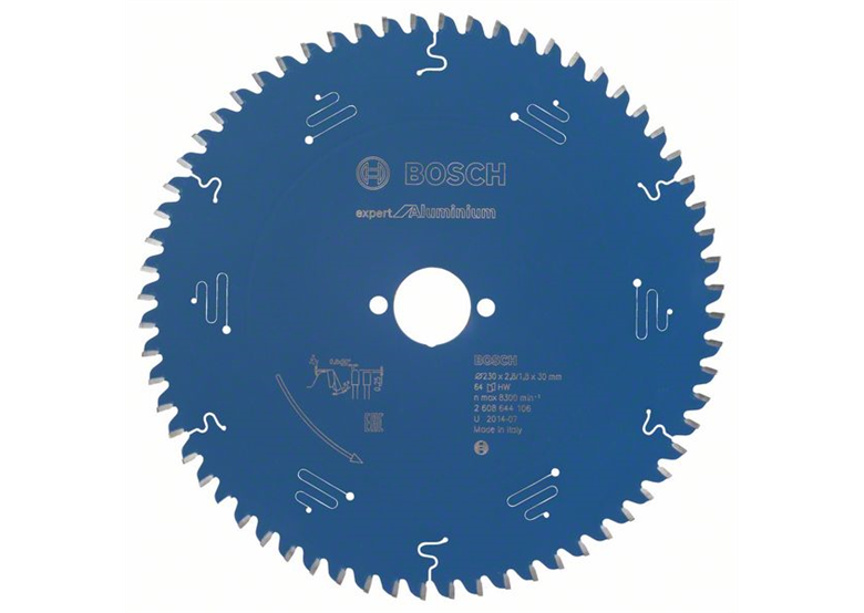 Cirkelzaagblad Expert for Aluminium 230x30mm T64 Bosch 2608644106