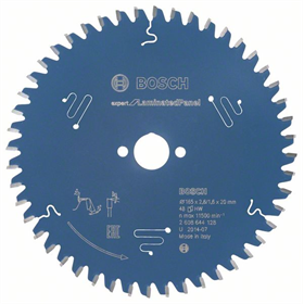 Cirkelzaagblad Expert for Laminated Panel 165x20mm T48 Bosch 2608644128