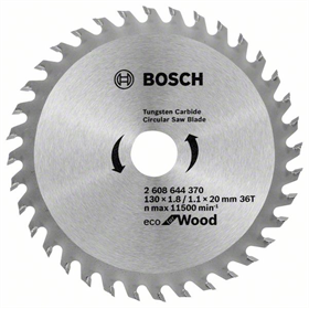 Cirkelzaagblad ECO Optiline Wood 130x20mm T36 Bosch 2608644370