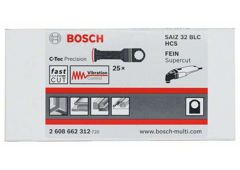 Invalzaagblad HCS SAI met 32 BLC Wood Bosch 2608662312
