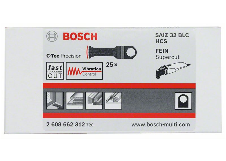 Invalzaagblad HCS  SAI met 32 BLC Wood Bosch 2608662312