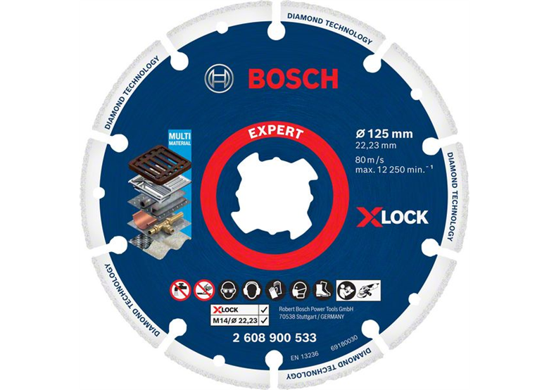 Zaagblad X-LOCK 125x22,23mm Bosch 2608900533