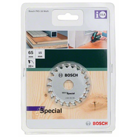 Cirkelzaagblad GS MU H 65x15-20 Bosch 2609256C83