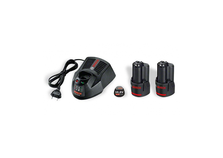 Starterset Bosch 2x GBA 10,8V 2,5Ah + GAL1130CV
