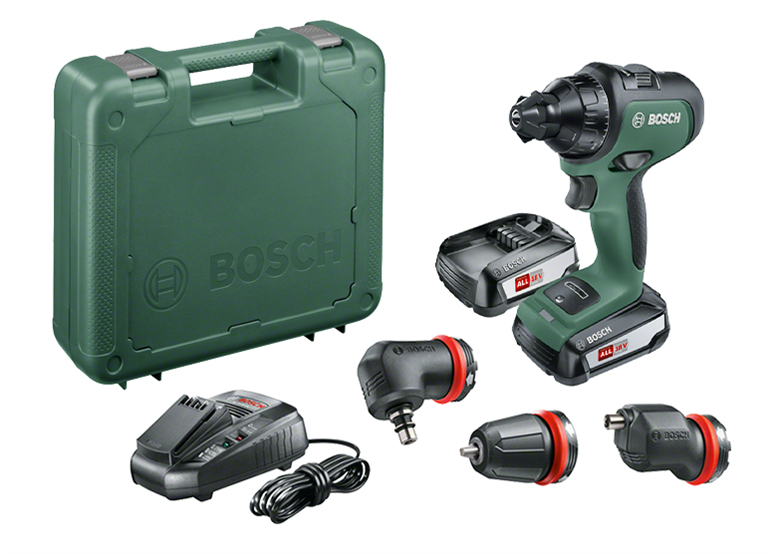 Boor-schroefmachine met adapters Bosch AdvancedDrill 18