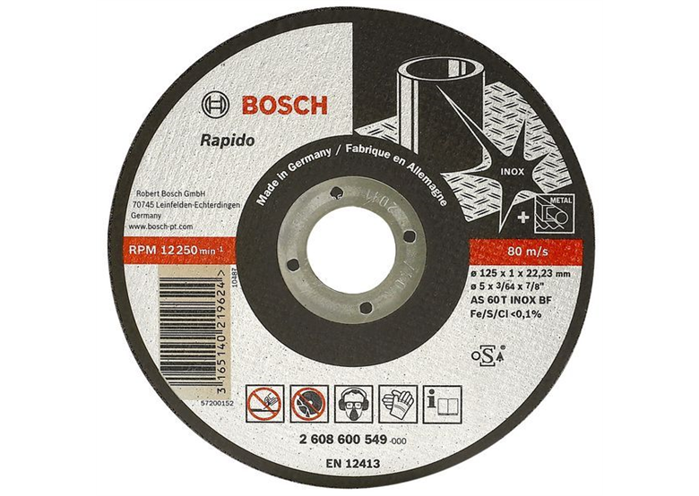 Doorslijpschijf voor Inox 230x22,23x2mm Bosch AS 46 T INOX BF