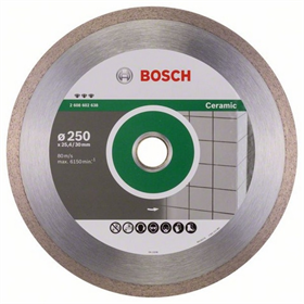 Diamant doorslijpschijf 250mm Bosch Best for Ceramic