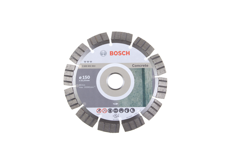 Diamantdoorslijpschijf 150mm Bosch Best for Concrete