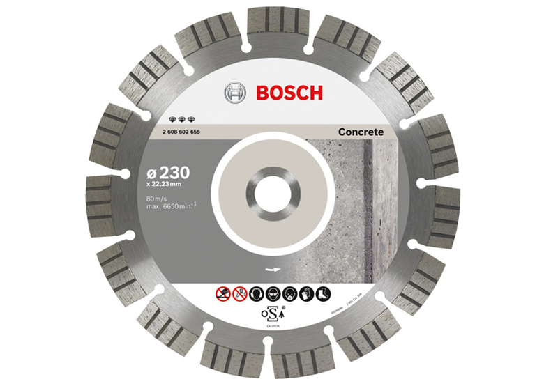 Diamantdoorslijpschijf 300x22,23x2,8mm Bosch Best for Concrete