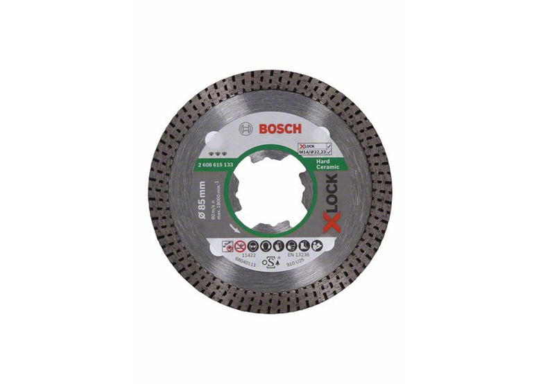 Diamantschijf X-Lock 85mm Bosch Best for Hard Ceramic