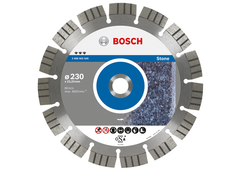 Diamantdoorslijpschijf 115mm Bosch Best for Stone