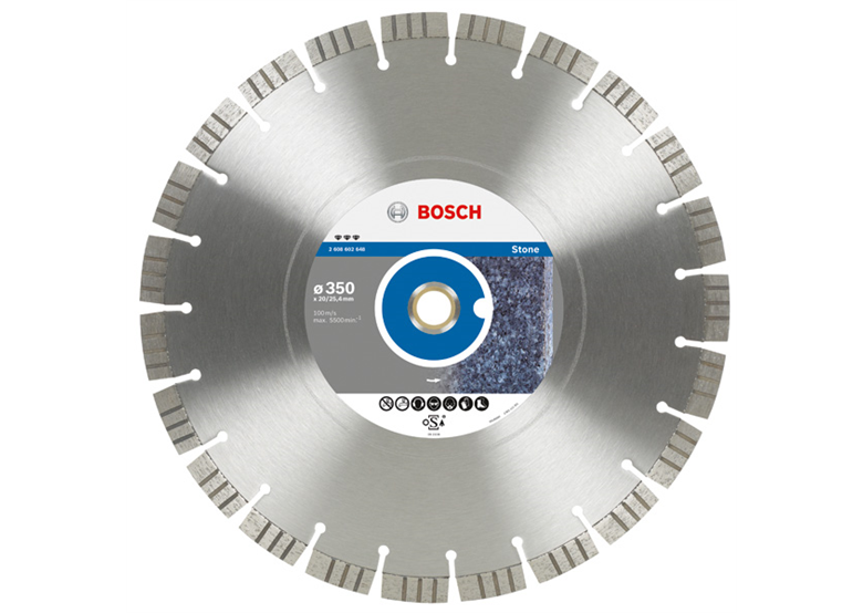 Diamantdoorslijpschijf 300mm Bosch Best for Stone