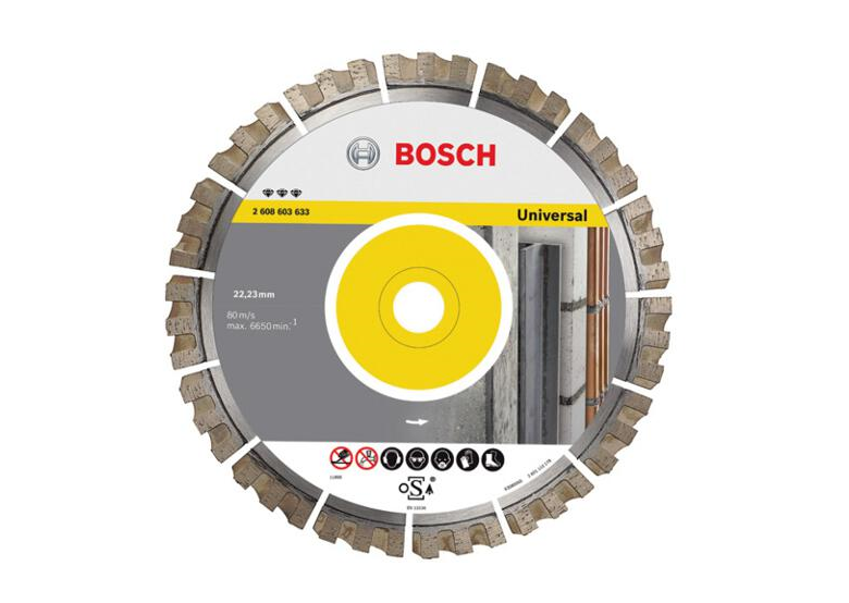 Diamantdoorslijpschijf 230mm Bosch Best for Universal