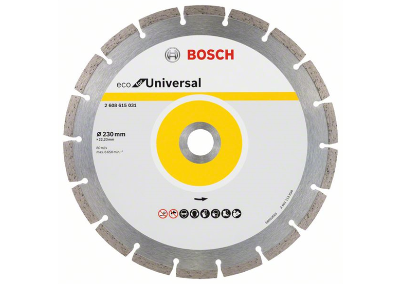 Diamantdoorslijpschijf 230mm Bosch Eco for Universal Segmented