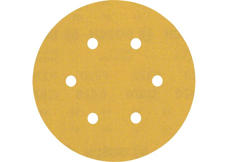 Schuurpapier met 6 gaten 150mm, K 320, 5 stuks. Bosch EXPERT C470