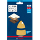 Schuurpapier met 11 gaten, 102x62 mm,93mm, K180, 10 st. Bosch EXPERT C470